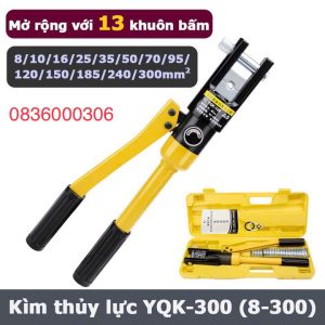 kìm bấm cốt thủy lực YQK-300