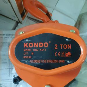 pa lăng xích kéo tay Kondo