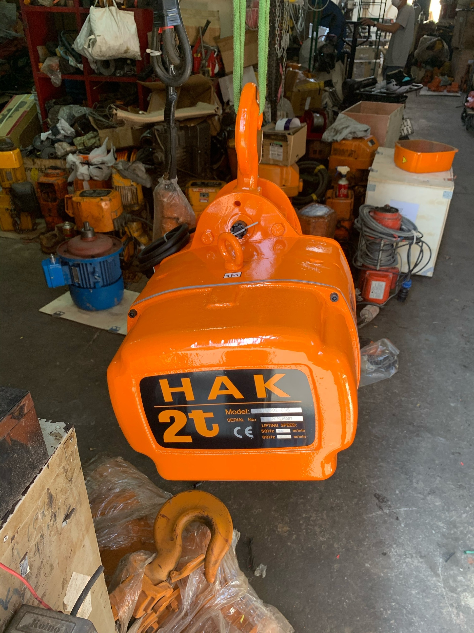 pa lăng xích điện HAK 2 tấn