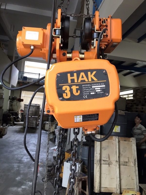 pa lăng xích điện HAK 3 tấn