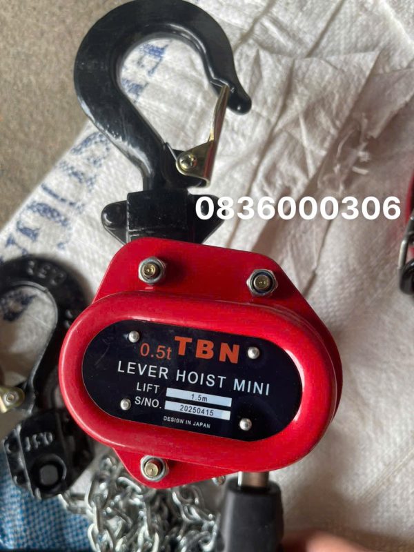 Pa lăng lắc tay mini TBN