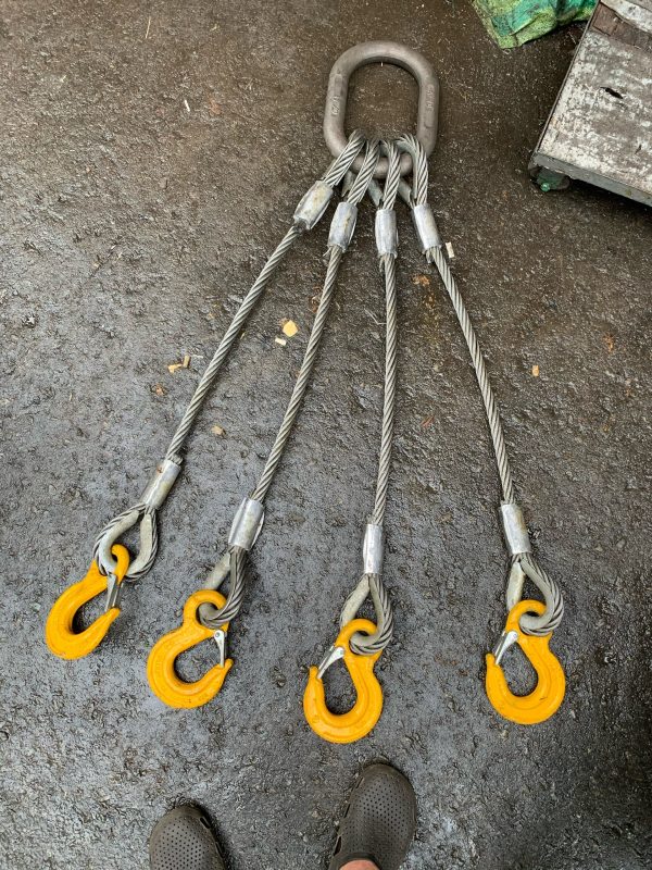 Bộ Sling Cáp Thép 4 Chân