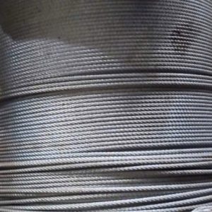 Cáp Mạ Trắng Lõi Bố 8mm