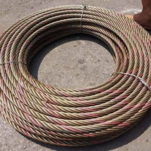 Cáp Thép Sọc Đỏ 6x37